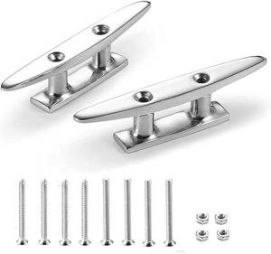 Accroche-bordure marine en acier inoxydable 316, basse et plate, 150 <span class=keywords><strong>mm</strong></span> (6 pouces), pour amarrage, pont, kayak, bateau, yacht, accessoires de quincaillerie nautique - Product Image 2