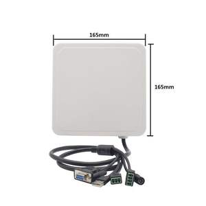UHF <span class=keywords><strong>RFID</strong></span> считыватель дальнего действия 1-4 м 4dBi антенна RS232 USB Ethernet WG26/WG34 система автомобиля - Product Image 1