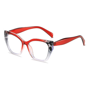 Gafas de ordenador con bloqueo de luz azul para mujer, nueva marca, Marco óptico de ojo de gato, monturas de gafas de leopardo grande para mujer 2024 - Product Image 3
