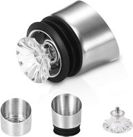 Carafe à vin en verre de luxe de style américain, fabriquée à la machine, avec filtre verseur intégré en acier inoxydable, capacité 1500-2000 ml pour