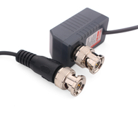 Transmetteur vidéo/audio/alimentation 2 en 1 5mp 1080p BNC RJ45 Connecteur coaxial HD UTP Paire torsadée Balun vidéo pour accessoires de vidéosurveillance