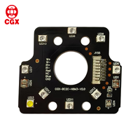 Carte PCB LED blanche et infrarouge CGX, diode IR SMD, assemblage PCBA, épaisseur de cuivre 1 oz, accessoires OEM/ODM pour caméra de sécurité CCTV