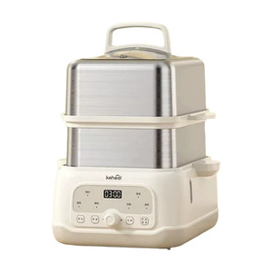 Vaporera Eléctrica Kehai de 10L, Doble Capa, Temporizador Automático Preestablecido, para Uso Doméstico - Product Image 2