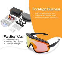 HUBO Lunettes de sport personnalisées Lunettes de soleil de sport polarisées pour hommes Baseball Bicycle Wave Runner Lunette De Sport Baseball