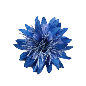 Tête de fleur de chrysanthème artificielle 12 cm, bouquet de fleurs en soie pour mariage, décoration intérieure, matériau pour coiffure Hanfu - Product Image 5