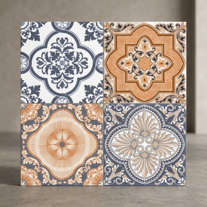 Carreaux de sol en porcelaine gris 40x40cm style marocain, épaisseur 8mm, résistants aux acides, antibactériens, antidérapants, en céramique émaillée pour parking - Product Image 3