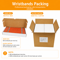 Bracelets personnalisés en vinyle pour événements, bracelets de poignet et de bras pour événements et fêtes d'entreprise