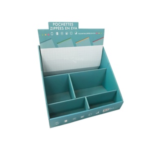 Expositor de Sobremesa de Cartón al por Mayor para Carteras y Cremalleras, de Alta Calidad, Multicapa, con Diseño Personalizado - Product Image 1