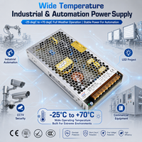 Alimentation à découpage industrielle 12V 17A 204W LRS-200-12 encastrée pour imprimante 3D, régulateur d'alimentation 12V CC pour bande LED