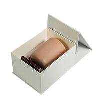 Scatole per Candele Magnetiche in Carta Kraft Bianca con Logo Personalizzato, Design Gratuito, Etichetta Privata di Lusso, Fabbrica Certificata BSCI