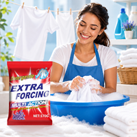 170g Marque OEM Détergent à Lessive en Poudre Formule pour Machine à Fabriquer du Savon Lessive Détergent de Chine Detergente Para Ropa