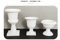 Vente directe d'usine, pots à succulentes en plastique simples, mini-jardinières créatives nordiques pour plantes d'intérieur de bureau