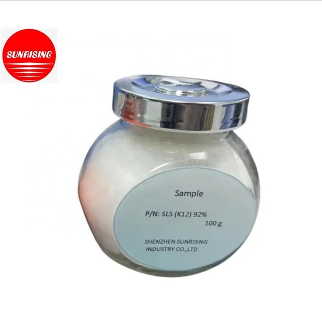 Top Selling SLS 92% Sodium LaurilSulfate K12 Surfactant Agrochemicals Personal Care Cleaning Detergent Powder Daily Chemicals