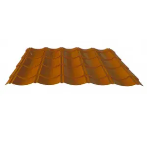 金属建材彩色波纹钢板镀锌铁屋顶板波纹屋顶板