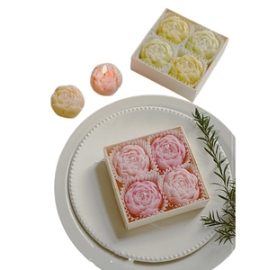 Presente de Dia dos Namorados, Decoração para Casa, Velas Aromáticas em Forma de Rosa Feitas à Mão, Criativas, de Cera de Soja - Product Image 5