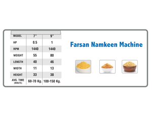 เครื่องทำนามคีนคุณภาพพรีเมียม เครื่องทำขนมนามคีน ใช้สำหรับทำขนมเซฟ กาธียา ปาปดี เครื่องจักรแปรรูปอาหาร - Product Image 2
