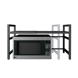 بيع بالجملة عبر الحدود فرن متعدد الوظائف بطبقتين رف تخزين قابل للسير رف ميكروويف أواني طعام للمطبخ المنزلي - Product Image 5