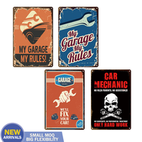 Letreros Metálicos Premium de Estilo Vintage para Decoración de Pared, 30x40 cm, para Pub, Hogar, Garaje, Taller de Reparación de Autos, Regalo Decorativo