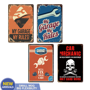 Plaques Métalliques Premium Vintage pour Service Automobile 30x40 cm – Décoration Murale pour Pub, Maison, Garage, Atelier de Réparation Automobile – Affiche Décorative, Cadeau - Product Image 1