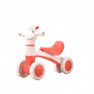 Nuevo Modelo de Bicicleta de Equilibrio para Bebés de 4 Ruedas, Juguete de Plástico 3 en 1 con Música, Luces, <span class=keywords><strong>Columpio</strong></span>, Deslizamiento y Arnés de 3 Puntos para Niños - Product Image 5