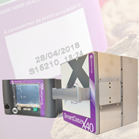 Machine d'impression de codes-barres/codes QR Markem Imaje Smartdate X40 Flow Wrapper Tto Printer