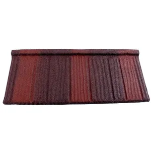 stone coated metal roof tiles wood tiles with 120g AZ good quality with good price Jinhu factory supply