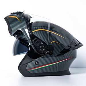 Nouveau casque de moto modulable transfrontalier à double visière unisexe toutes saisons pour touring et cruiser 3XL - Product Image 5