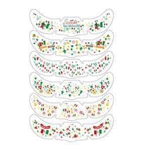 Water Transfer Face Tattoo Stickers 2026 New Design for Football Fans Club Sports Events - Product Image 2