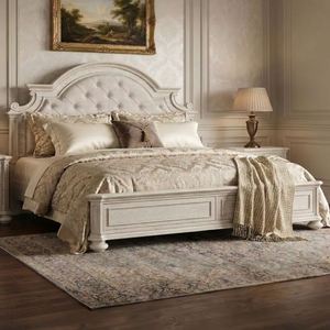 Base de Cama Moderna de Alta Gama en Madera Sólida, Tamaño King/Queen, Plataforma de Lujo para Recámara Principal, Muebles para Hotel, Villa u Hogar - Product Image 5