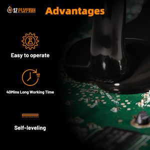 स्व-समतल 5:1 एपॉक्सी पॉटिंग यौगिक-थर्ली प्रवाहकीय और कोई फोम गठन रेसिन एपॉक्सी - Product Image 4