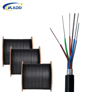 Cable óptico blindado para exteriores GYTS 96 Core armadura de acero monomodo cable de fibra óptica no autosuficiente