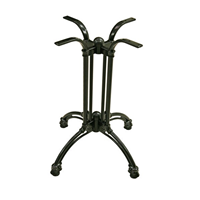 Table de salle à manger ronde 24'' 30'' résistante aux intempéries, chaise de restaurant toutes saisons, HPL durable, table en stratifié haute pression noyer noir