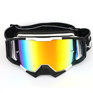 full frame quickly change lens anti uv 400 three foam Motorcycle cross road goggles goggles