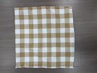 Housses de coussin à motif diagonale en stock, 200 GSM, 100% polyester, 4 couleurs et 4 tailles