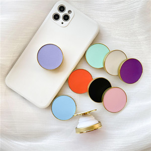 INS Custom Design Folding Mobile Phone Grip Solid Color Poppings Rotating Phone Holder Socket IPhone17 16 15pro max plus xr xs - Product Image 2