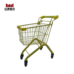 Hong He 20 Liters Wire Basket Kids Trolley <strong>Mini</strong> Supermarket Shopping <strong>Cart</strong> With Flag Cover for Baby Shopping <strong>Cart</strong> - Product Image 4