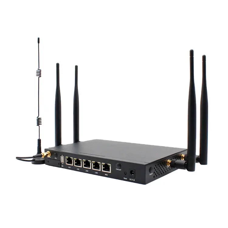 Modem WIFI 4G 5G LTE Bộ Định Tuyến VPN Cấp Công Nghiệp Với Băng Tần Kép WiFi Cổng Gigabit Ethernet 2.4GHz 5GHz Thẻ Đa SIM
