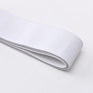 40cm 6.1 g/cm nguyên trắng đàn hồi ban nhạc rộng phẳng mềm dệt kim may đàn hồi vải - Product Image 3