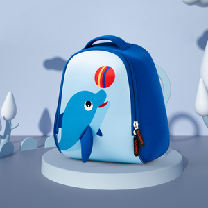 Zaino Scolastico Portatile in Neoprene Ultraleggero <span class=keywords><strong>Impermeabile</strong></span> con Cartoni Animati per Bambini e Bambine 1-6 Anni, Borsa per l'<span class=keywords><strong>Asilo</strong></span> - Product Image 4