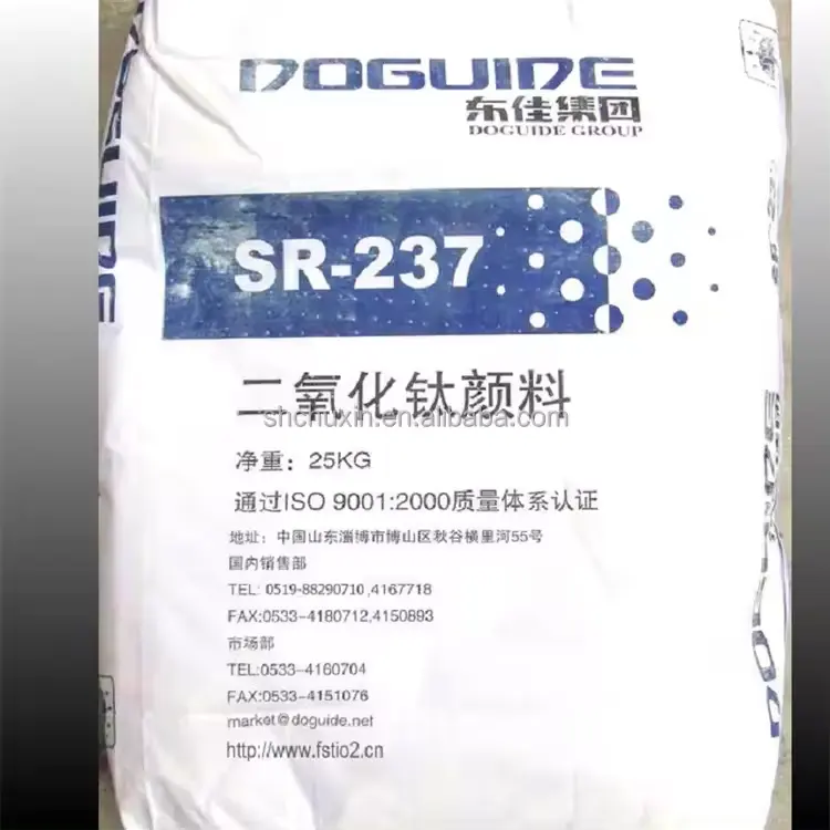 Sr237 237 cho ngành công nghiệp lớp sr237 237 bán buôn sản xuất nhà máy giá lớp phủ Titanium Dioxide TiO2