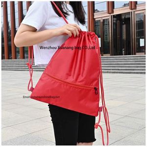 Sacs de rangement en polyester personnalisés avec logo d'usine Xuanang Kvyhuv, sacs à thé, sacs à bijoux à cordon, sacs de sport, sacs cadeaux pour femmes - Product Image 2