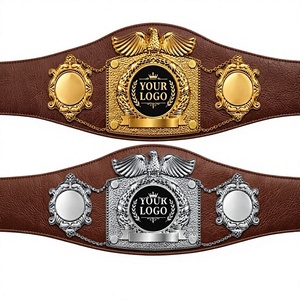Cinturón de campeonato de boxeo personalizado de cuero para artes marciales, cinturón de campeonato unisex, cinturón de boxeo personalizado para artes marciales - Product Image 1