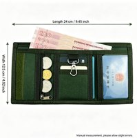 Dompet Lipat Tiga Anak Motif Dinosaurus Pixel Camo Unisex, Dompet Koin Pelajar Bordir dengan Gantungan Kunci dan Kantong Uang Resleting, Promo Hot Sale