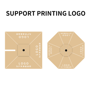Ombrellone Moderno da Esterno per Hotel, Parasole Quadrato in Alluminio da Giardino, Ombrellone a Braccio Laterale da 3 Metri per Spiaggia e Patio Commerciale - Product Image 5