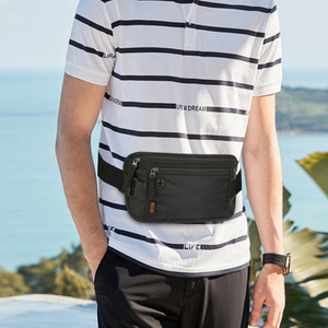 Unisex Rfid Bloqueo Delgado, Cartera Bolsa Viaje Dinero Cintura Cinturón Riñonera Con Teléfono Y Pasaporte Titular Para Hombres Y Mujeres/ - Product Image 3