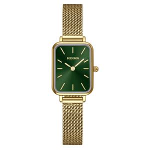 Reloj de Lujo para Mujer, para Uso en Moda y Negocios, Personaliza tu Logotipo, Reloj Cuadrado con Correa de Acero Inoxidable - Product Image 1