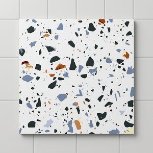 Terrazzo Blanc Robuste Extérieur 400x400mm Carreaux Avec Résistance 12mm Par Novac Céramique - Product Image 2