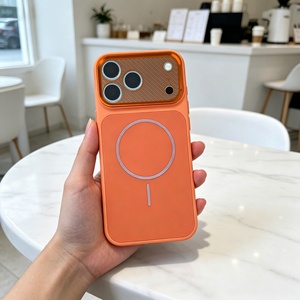 เคสโทรศัพท์มือถือแม่เหล็กแบบด้านคุณภาพสูงสำหรับ iPhone 18 Pro Max 17 16 15 พร้อมเลนส์โลหะป้องกันการกระแทก - Product Image 6