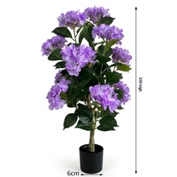 Arbres à fleurs d'hortensia artificiels, plantes en pot artificielles pour la décoration intérieure et extérieure de la maison et du jardin
