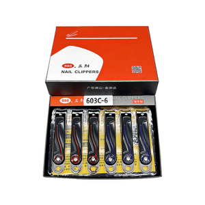 SSS 603C-6 Tagliaunghie a taglio piatto all'ingrosso, tagliaunghie grandi anti-schizzi <span class=keywords><strong>per</strong></span> <span class=keywords><strong>unghie</strong></span> dei <span class=keywords><strong>piedi</strong></span>, alta qualità - Product Image 1